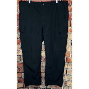 Lands End Delta Airlines Work Men’s Size 42x30 Flat Front Cargo Black Pants